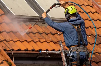 Démoussage et hydrofuge de toiture à Thauron